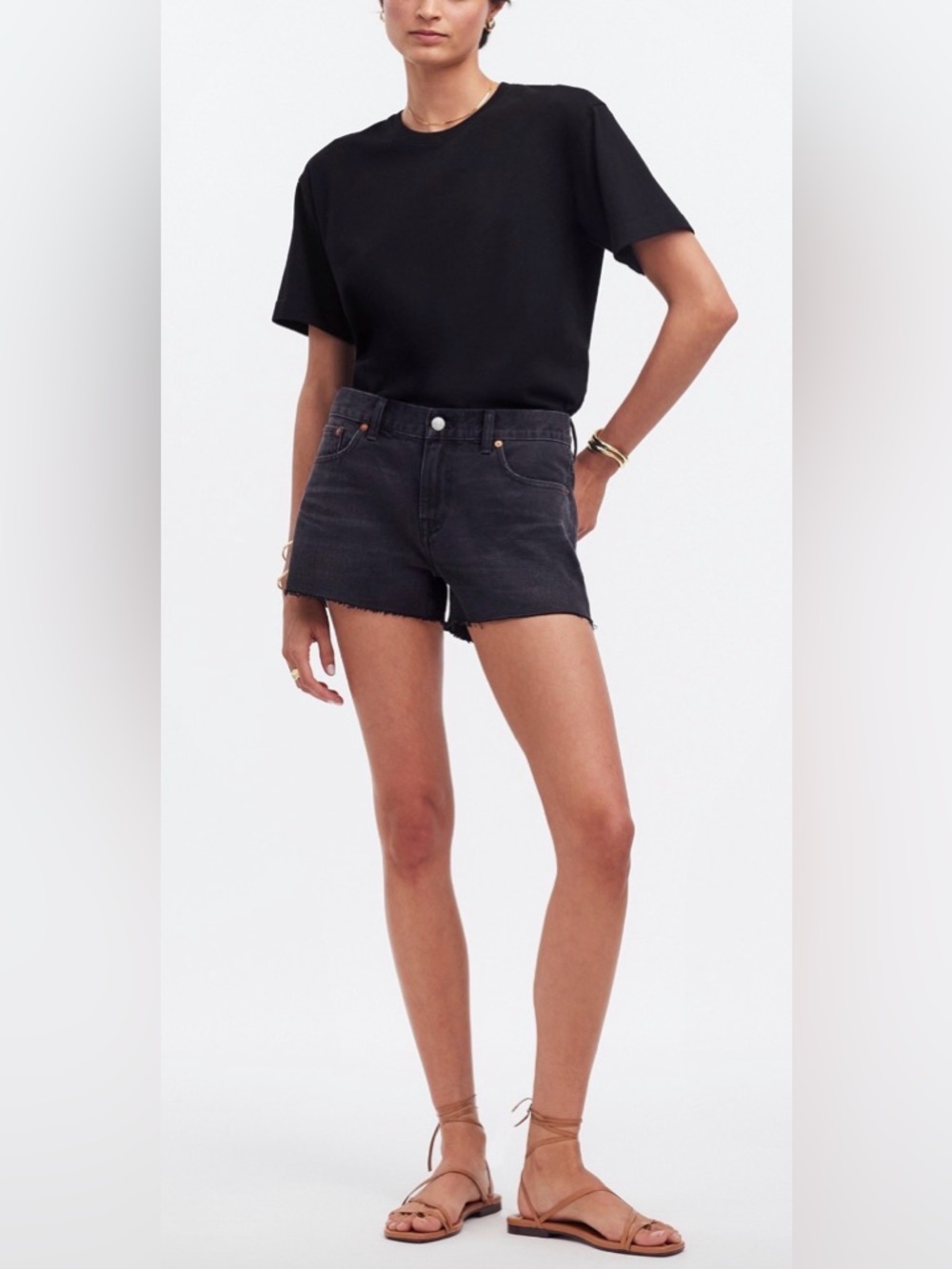 Madewell women’s cotton relaxed oversized tee shirt